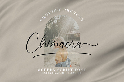 Chimaera - Modern Script Font retro