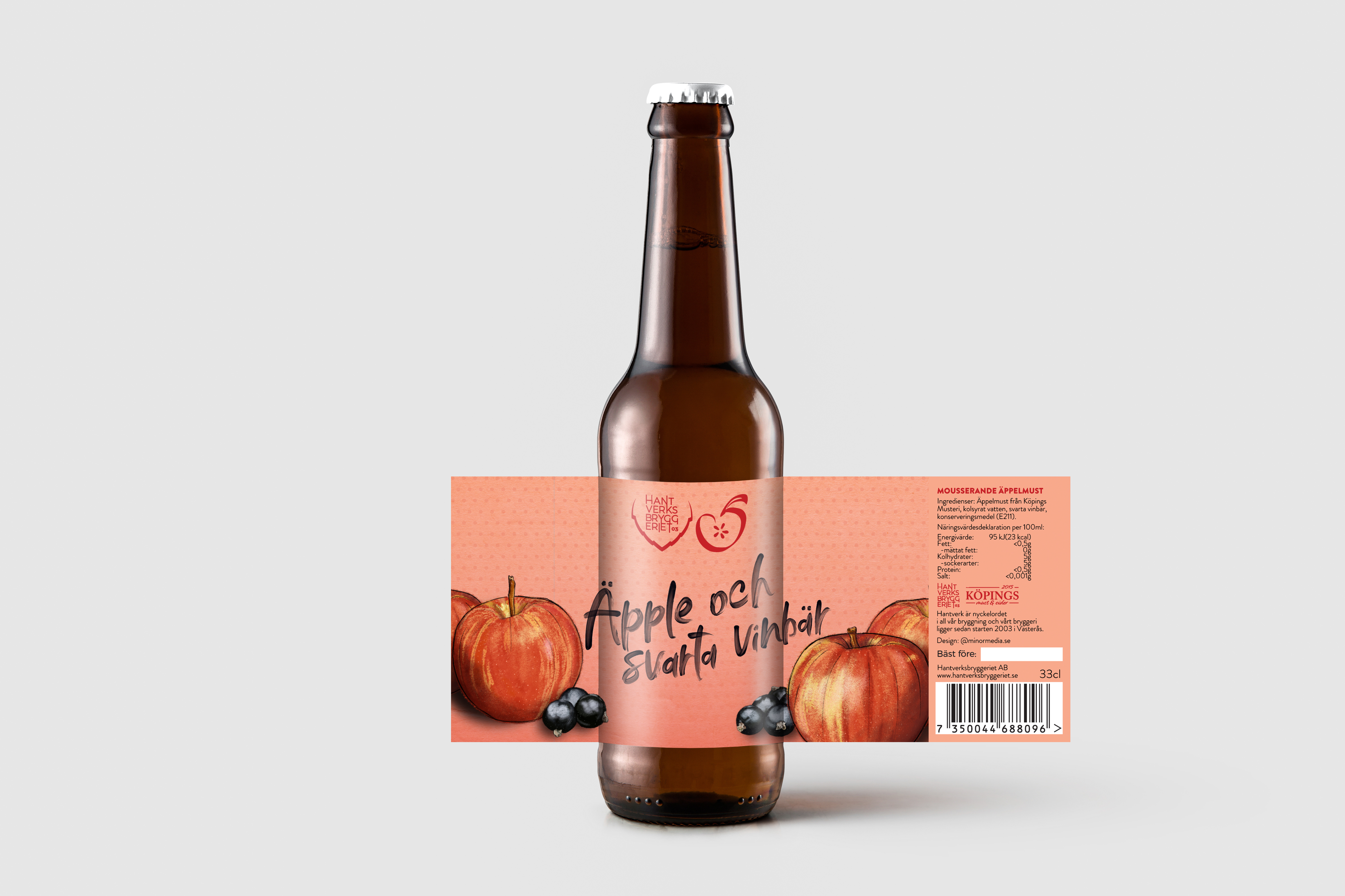 Example of Äpple och svarta vinbär, Hantverksbryggeriet & Köpings Musteri.