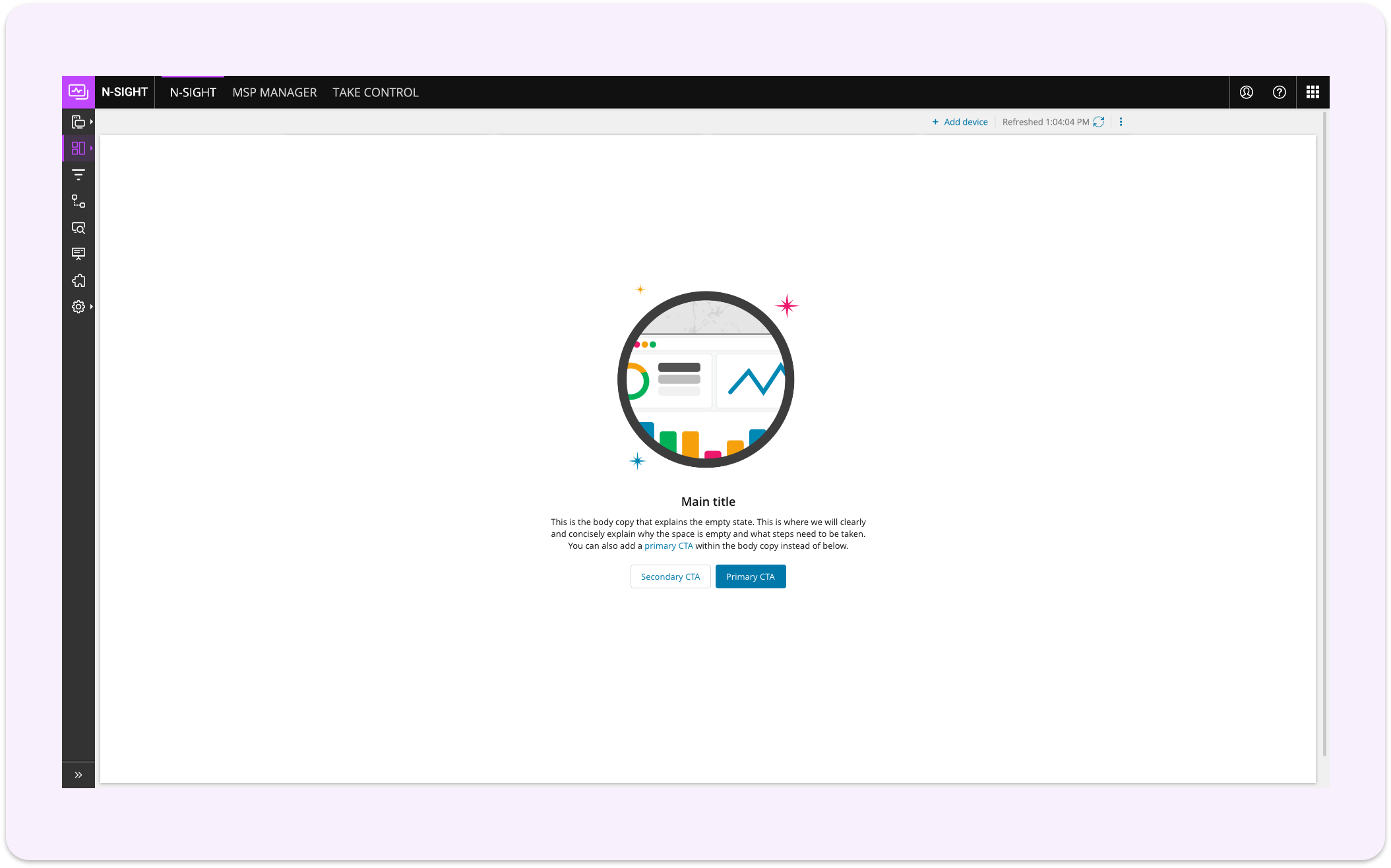 N-able | Empty State Illustrations | UX/UI graphic design illustration saas ui