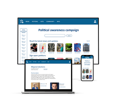 PAP - Political Awareness Platform | UX/UI | Elections & News adobe xd election interaction mobile design platform politics ui design user experience user interface ux design vote web design