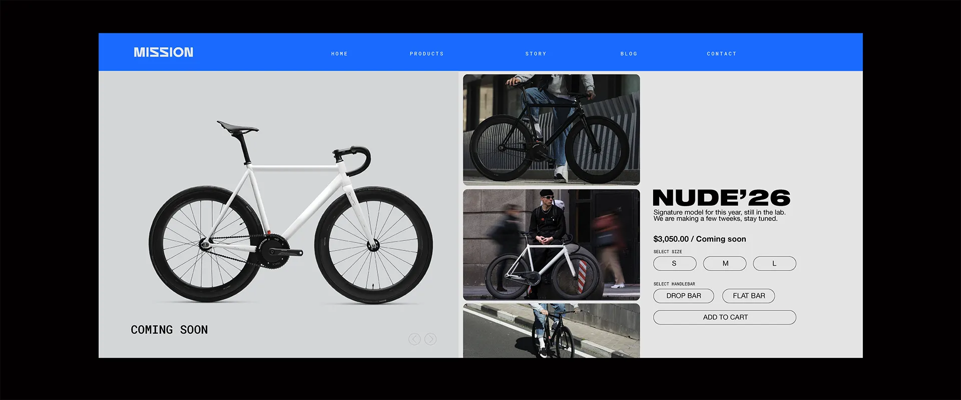 Mission Bikes > Brand System & Digital Plarform branding graphic design logo ui