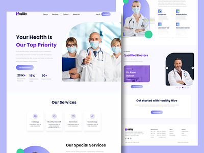 Healthy Hive - Landing Page
