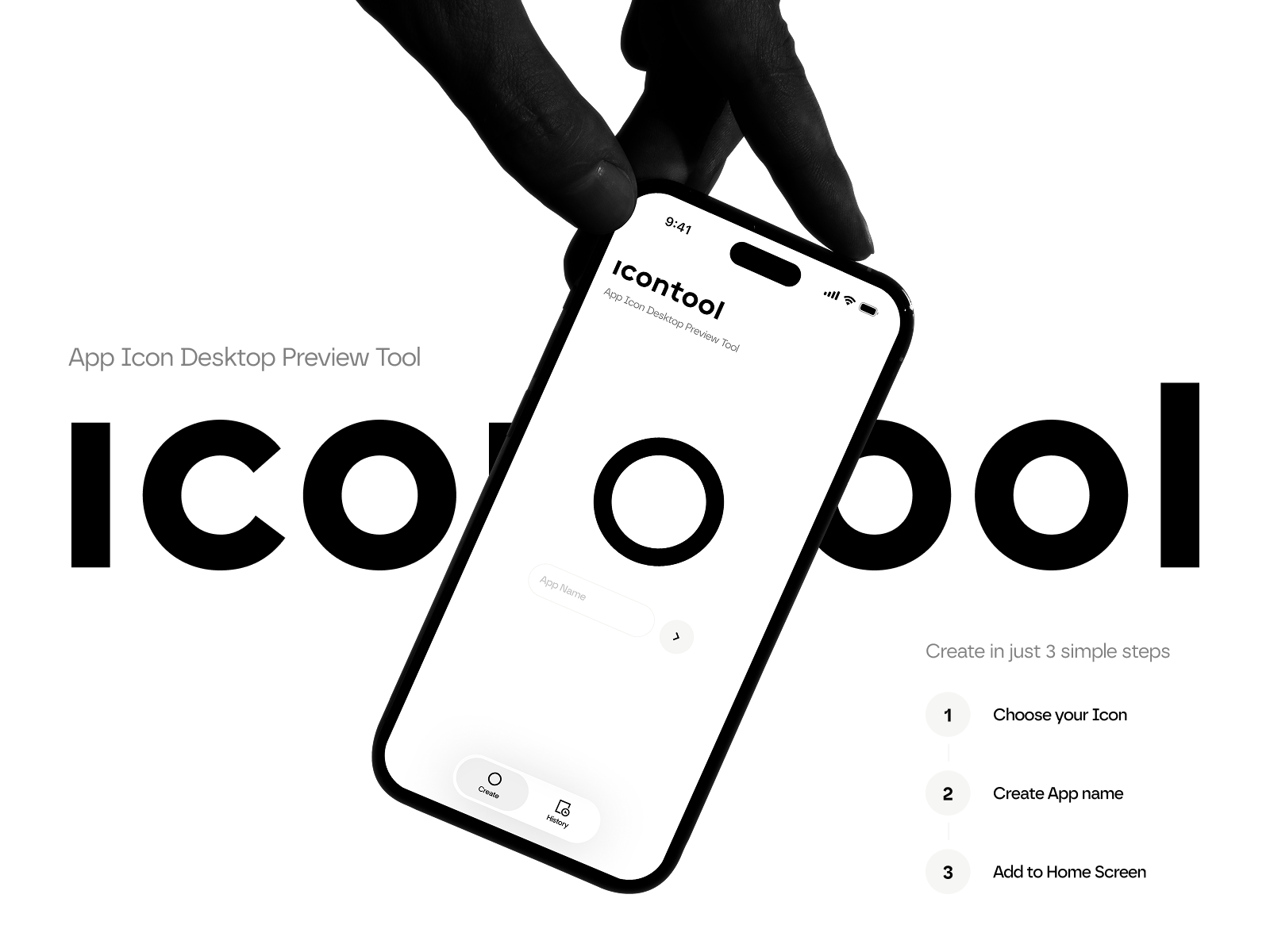 iconTool 7.0 | Preview your App Logo design on real home screen! app bitcoin blockchain branding btc crypto design icon icontool illustration logo minimal minimalist preview test tool ui ux web3