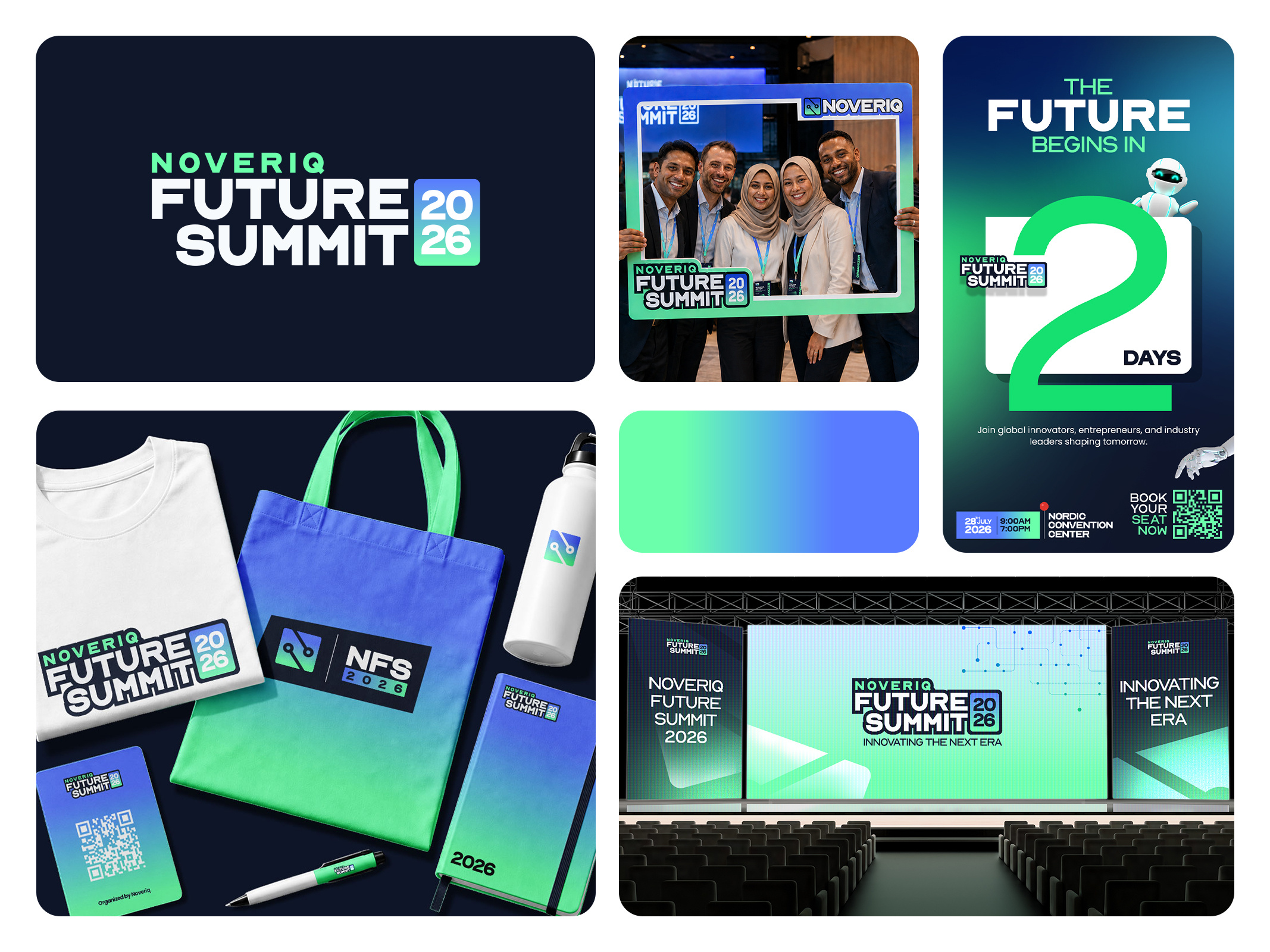 NSF26 | Event Branding & Visual Identity Case Study branding design graphic design illustration logo typography ui vector