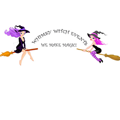 Whimsy Witch Events branding design graphic design illustration logo