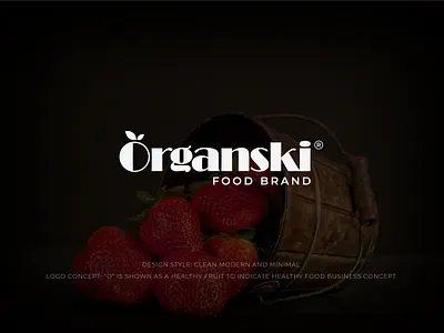 Organski - Food brand 3d 3d logo branding design food icon food logo graphic design icon illustration logo logo design organski vector