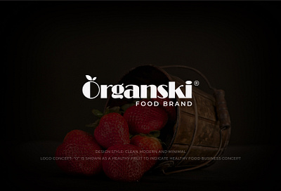 Organski - Food brand 3d 3d logo branding design food icon food logo graphic design icon illustration logo logo design organski vector