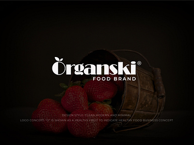 Organski - Food brand 3d 3d logo branding design food icon food logo graphic design icon illustration logo logo design organski vector