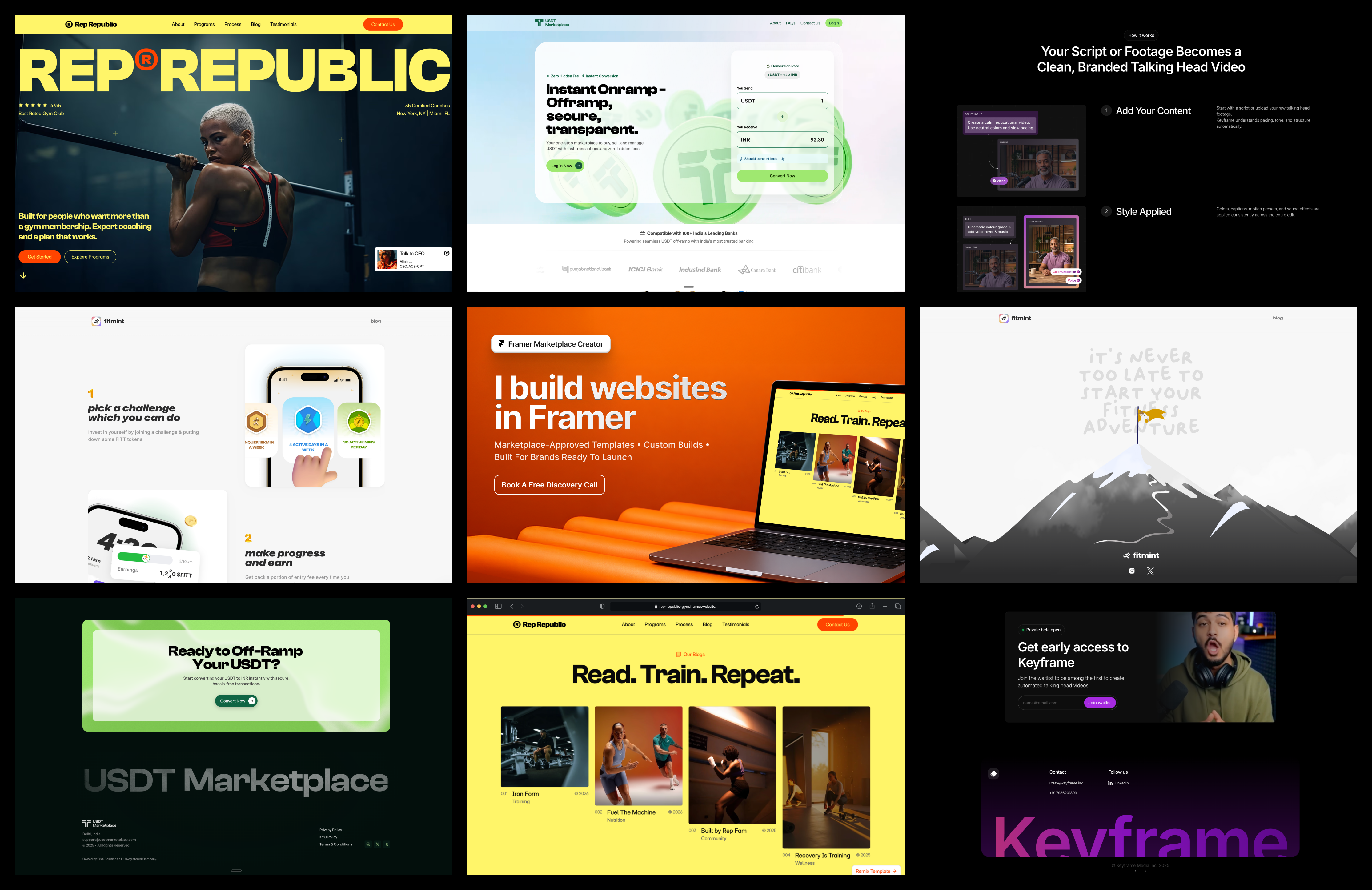 Contra Profile Banner Animation animation branding framer graphic design motion graphics