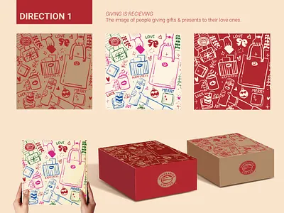HIGHLANDS COFFEE XMAS SEASON ECOMMERCE GIFT BOX branding drawing graphic design illustration packaging packaging design vector
