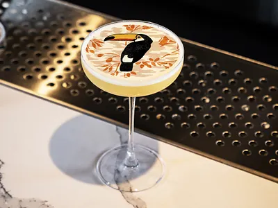 Birds of Paradise Cocktail Design branding creative agency design graphic design illustration logo logotype restaurant branding vector