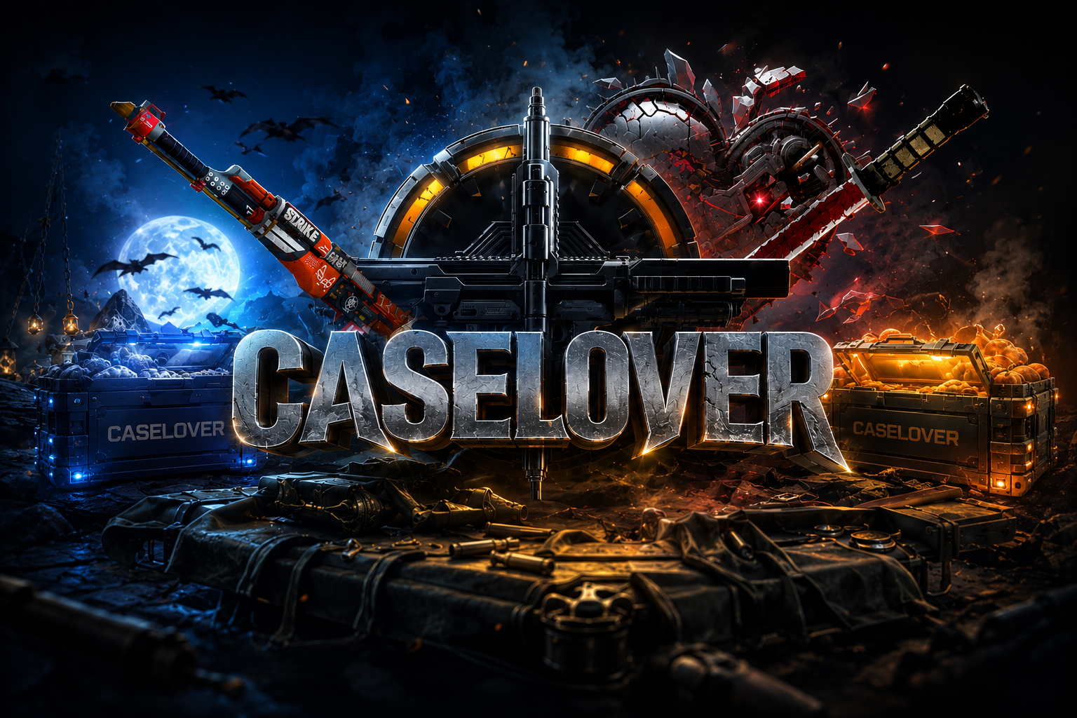 CaseLover - Open Case 3d animation battle case lover casino contract design gambling game graphic design juicyart logo market motion graphics open case ui uiux upgrade