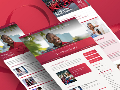 LLUH Heart Month email ui ux web