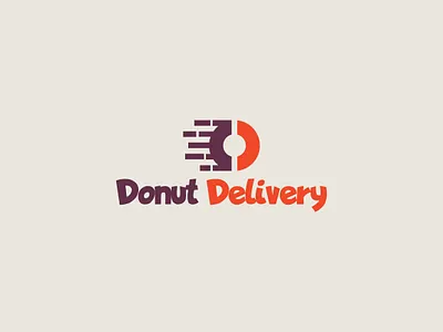 Donut Delivery brand identity graphic design logo logo design visual identity
