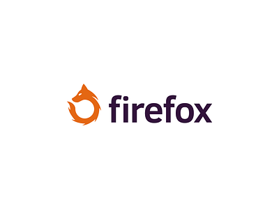 firefox logo redesign proposal circle fire firefox fox logo minimal simple