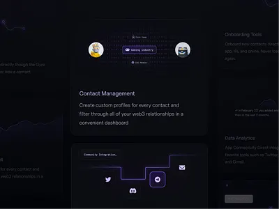 ⚡ Gyre - Blockchain Illustrations 2d blockchain blockchain ui design crm crypto cryptocurrency dark nft purple saas saas illustration telegram ui design