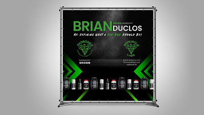 YouTube Podcast Backdrop backdrop banner brand identity logo outstanding podcast print ready product display professional sign unique youtube