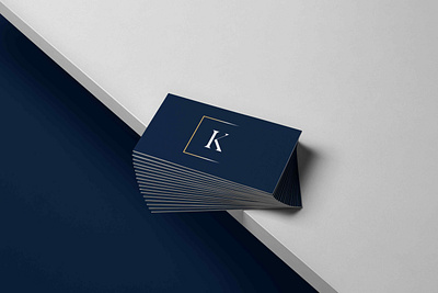 Luxury Real Estate Agent Letter K Logo Design for Kristy Naddel agency brand identity bussines card company design elegant letter k logo luxury minimal professional real estate realtor simple square