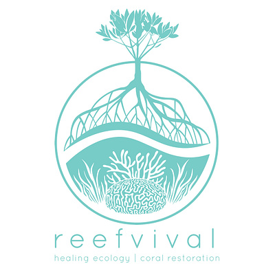 Reefvival Logo Design branding design graphic design illustration logo logo design