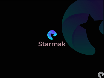 Starmak Graiden Letter-Logo Design (Available for sale) 3d animation app branding graphic design illustration logo starmak gradianlogon starmak logo starmak modern ui vector