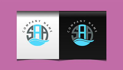 SAA letter logo app branding design illustration logo saa saa icon saa logo saa monogram ui