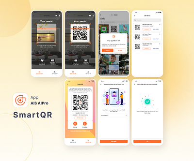 SmartQR AIS 2022 app branding design graphic design illustration logo typography ui ux