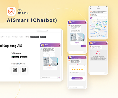 AISmart(Chatbot) app branding design graphic design illustration ui ux