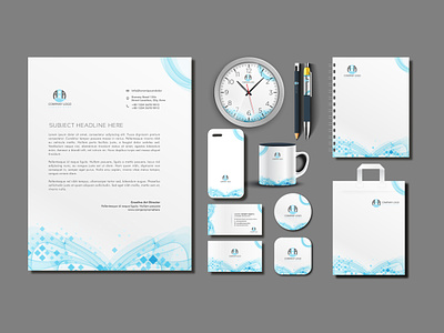 Stationary mockup design 3d app branding design graphic design illustration logo mockup stationary ui ux vector