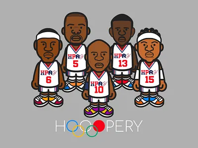 Olympic Team adobe art artwork basketball design illustration illustrator photoshop procreate sports streetwear t shirt tee shirt