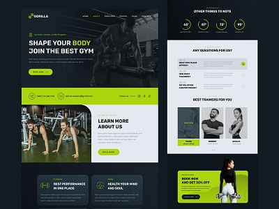 Fitness Web Template designs, themes, templates and downloadable