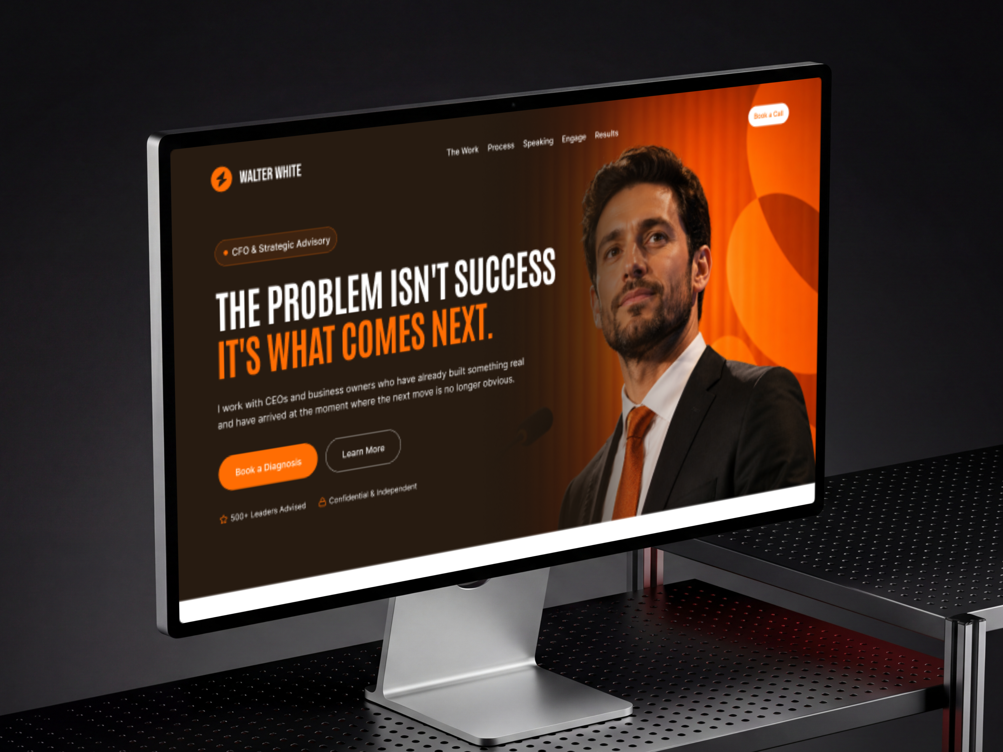 Strategic Advisor Website UI/UX Design advisor consulting figma landingpage ui uidesign uiux uxdesign webdesign website websitedesign