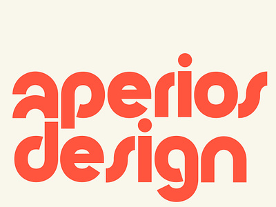 aperios design 2023 animation branding logo logo designer logomark logos minimal simple studio typography