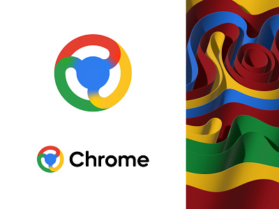 Chrome logo redesign brand branding design graphic design logo
