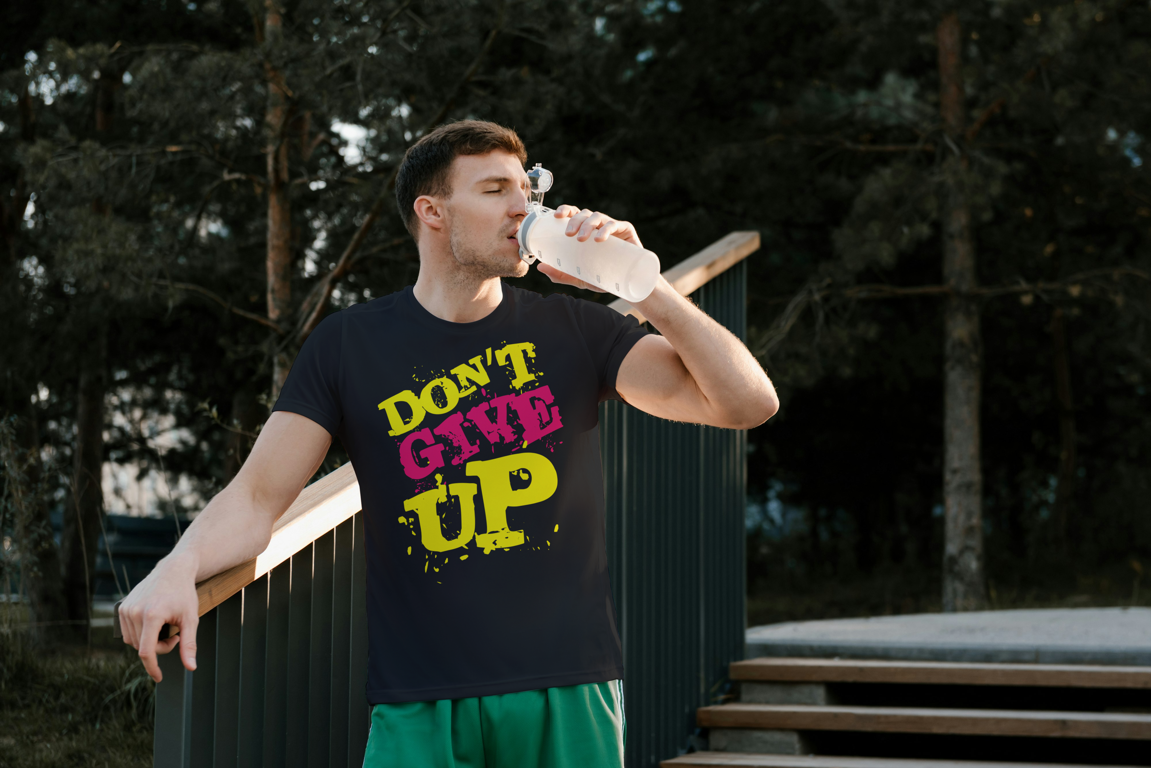 Don't Give Up T-Shirt Design apparel branding apparel design clothing brand creative artwork custom tshirt fashion design graphic design graphic designer graphic tee merch design merchandise design premium apparel print on demand retro tshirt screen print design streetwear design tshirt design typography design vector illustration vintage tshirt