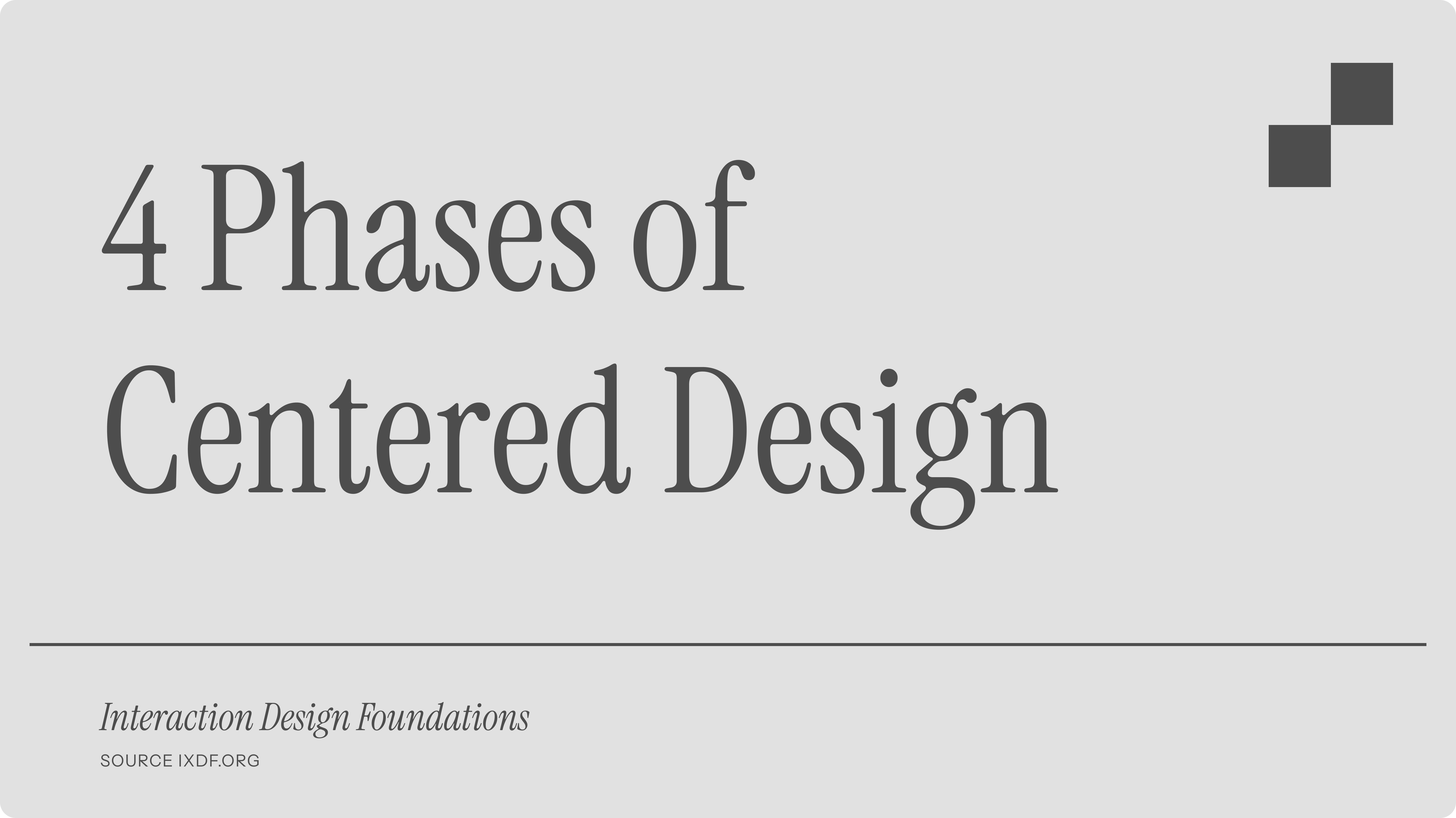 4 Phases of Centered Design centereddesign presentation ux