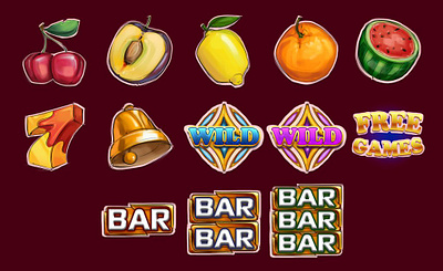 The color sketches of the Fruit Symbols for the Casino game art sketches color sketches design game fruit sketches fruit symbols fruit themed gambling game art game design game designing graphic design sketches sketches art sketches design slot design slot game art slot game design