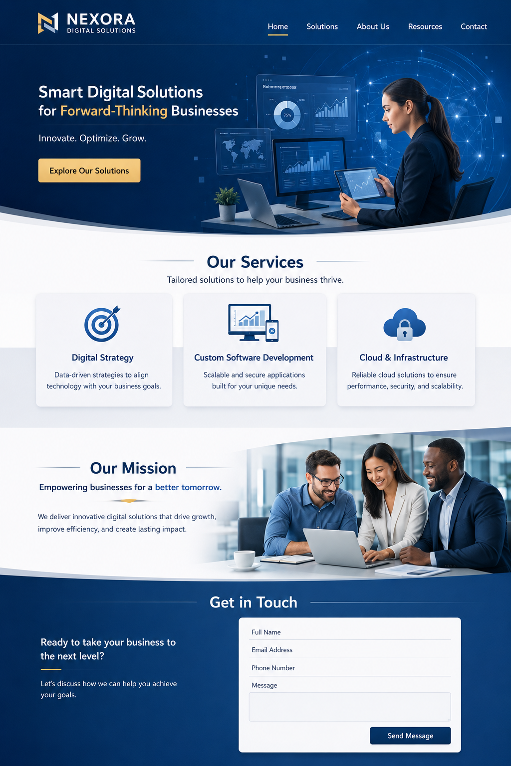 Nexora Hubspot Landing Page branding design ernesto magnayi graphic design hubspot landing page typography ux