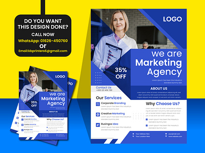 Corporate Flyer Template For Digital Marketing Business. a unique hospital flyer blue flyer branding business business flyer consulting corporate corporate flyer creative flyer digital digital flyer doctor flyer editable flyer graphic hospital flyer illustration logo marketing marketing flyer print flyer