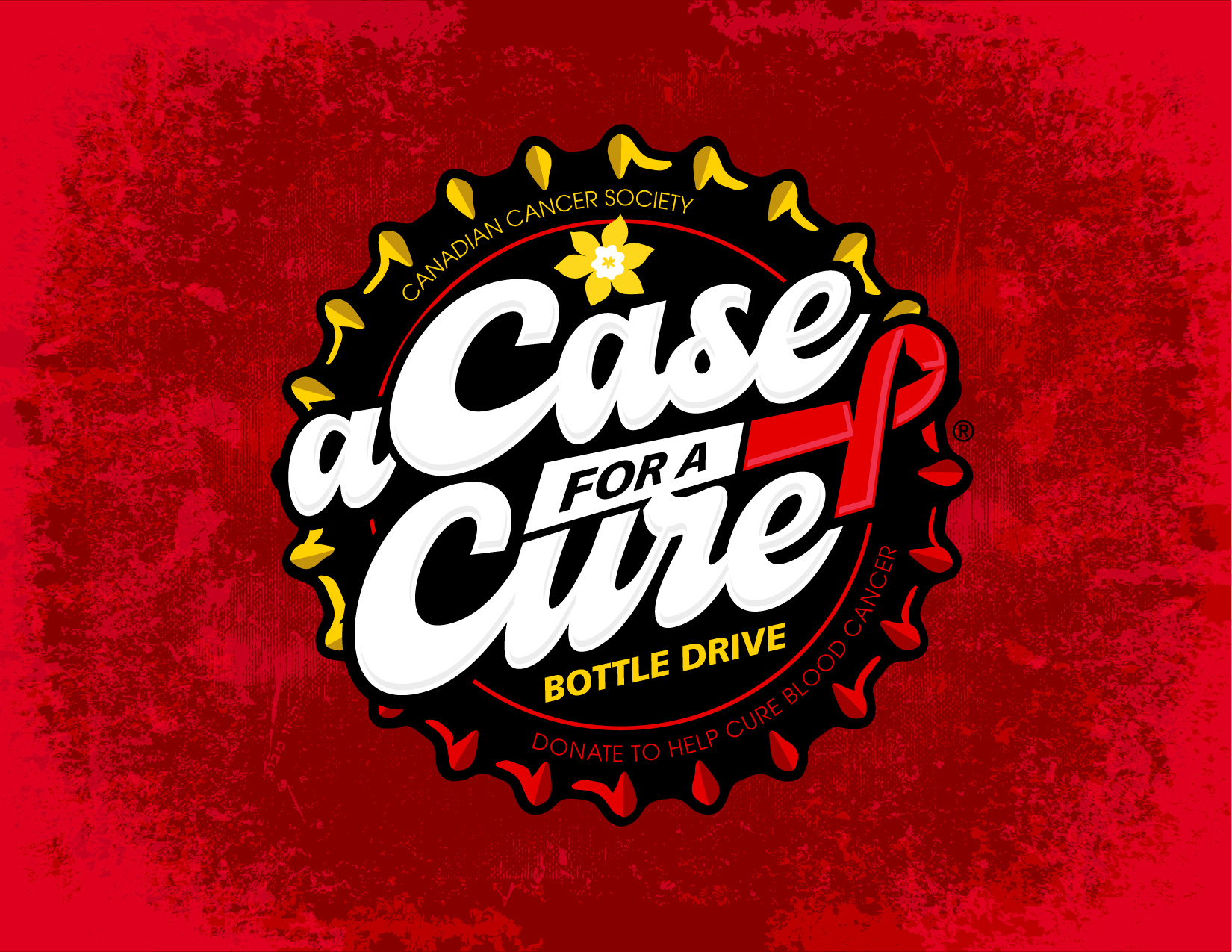 Canadian Cancer Society Bottle Drive branding design graphic design illustration logo thepoddotme typography vector