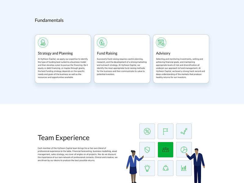 Hytheon Capital © 2023 frontend icon illustration ui ux website