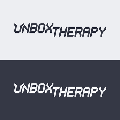 Unbox Therapy brand refresh branding graphic design logo youtube