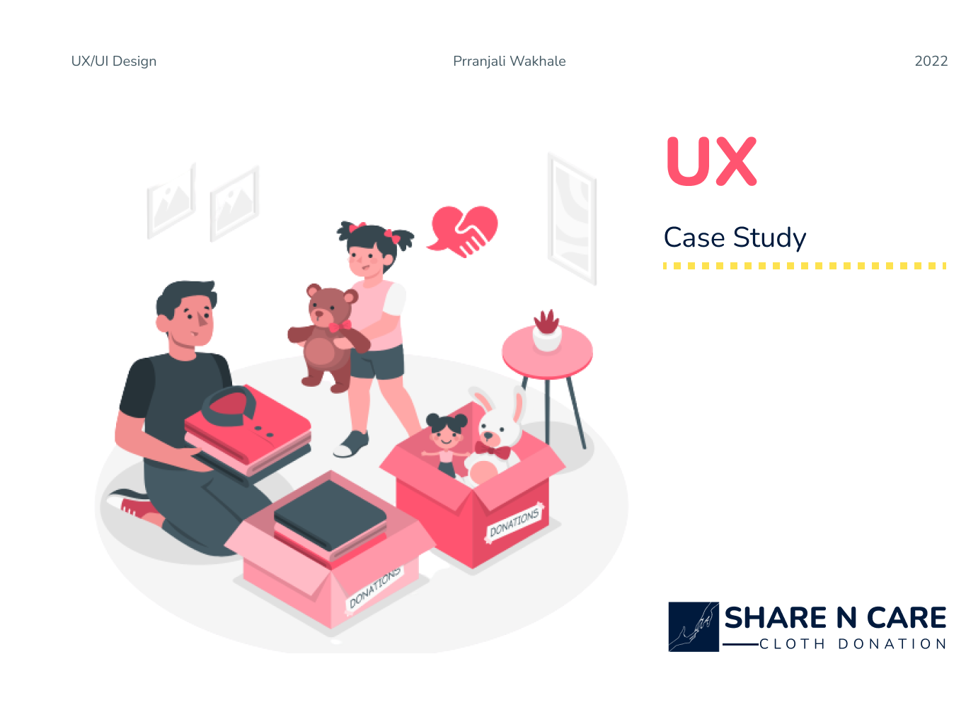 UX Case Study | Share N Care- Cloth Donation App by Prranjali Wakhale