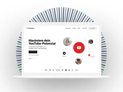 Brandwatcher Project branding influencer logo screen design socialmedia website youtube