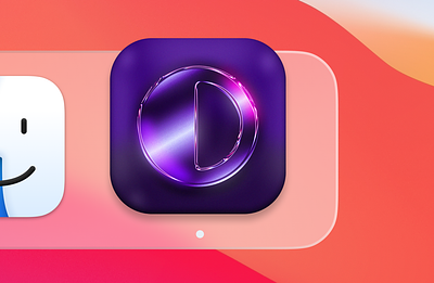 Diagram App Icon app icon purple