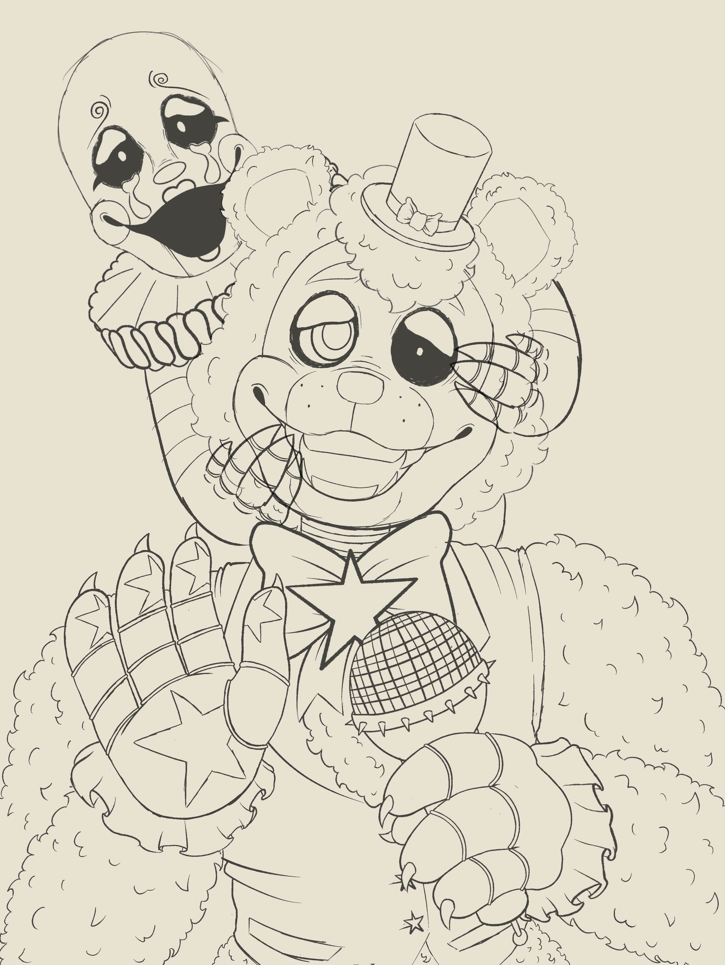 Animatronic Sketch - January 2026 concept graphic design procreate sketch