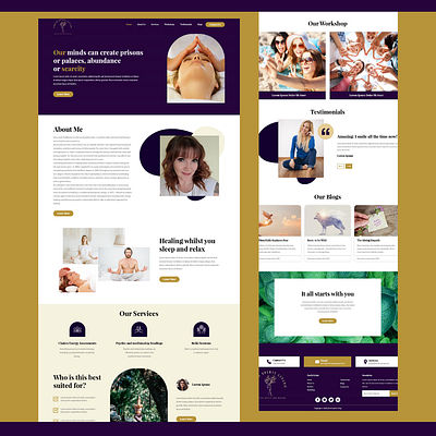 Sleek and Stylish Homepage Design For EARTH SPIRIT LIVING brandidentity branding business design design interface designagency dribble frontenddesign graphic design homepage illustration landingpage ui ux web development webdesign websitedesign