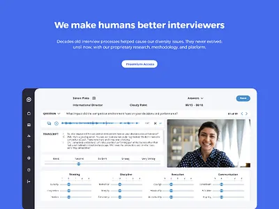 SAAS App Design - HR Tech - Extraview app hr tech saas ui ux