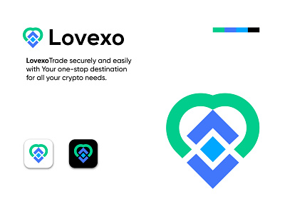 Lovexo Logo Design abstract logo brand identity branding creative logo crypto currency logo design exchange financial logo icon logo logo design logo designer logo inspiration logo mark logos love mimalistic logo minimalist logo modern logo payment