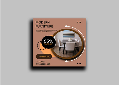 FURNITURE SOCIAL MEDIA POST adobe card design furniture graphic design illustration logo photoshop social media text