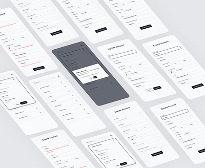 CRUD Design app branding create account design form interface ios iphone log in login mobile design onboarding sign in sign up signup ui ui design uidesign uiux ux